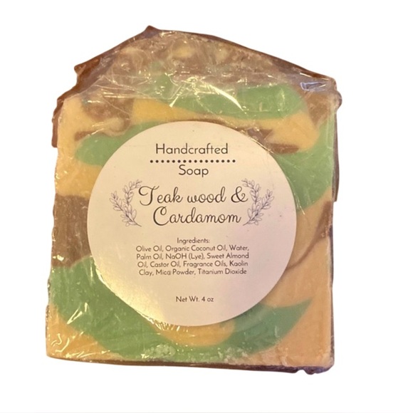 None Other - Tealwood and Cardamom  handcrafted soap.​